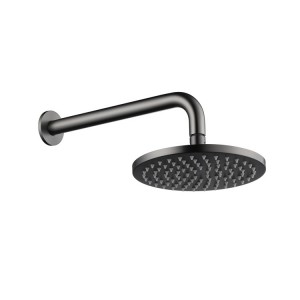 Bloom Shower Rose & Arm Brushed Gunmetal